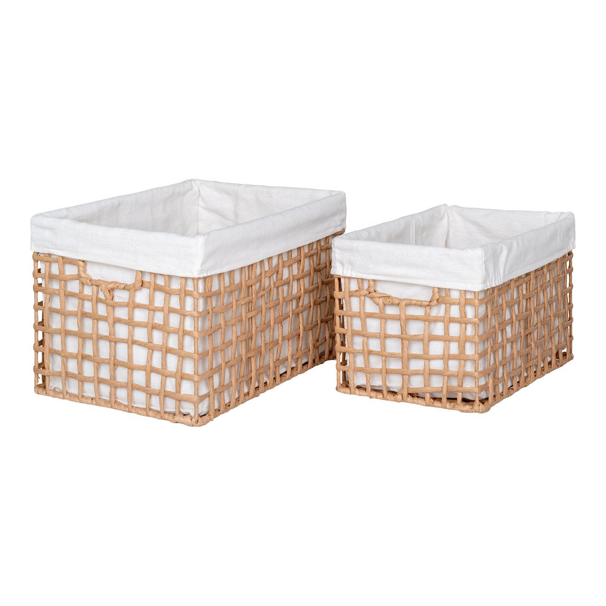 Bustelo Basket - Basket, paper, natural, set of 2