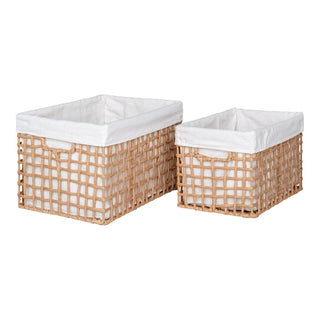 Korb "Bustelo" natural, 2er Set