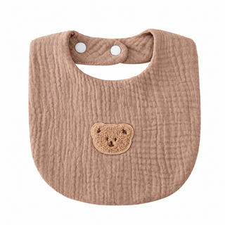 Hydrophiles Lätzchen Bär - Braun