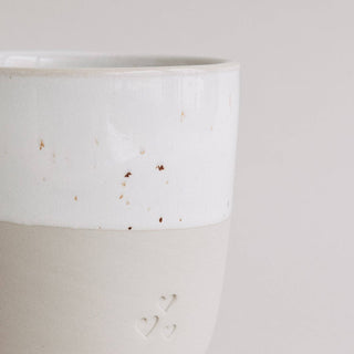 Eulenschnitt Becher Herzen