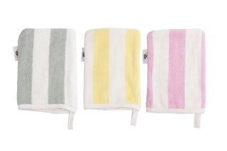Waschlappen-Set aus Bio-Baumwolle – 3er Set für Babys & Kinder | Extra weich & OEKO-TEX® zertifiziert