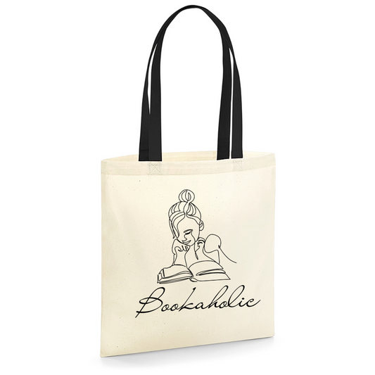 Jute Tasche Bookaholic girl