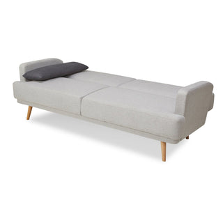 3-Sitzer Sofa Webstoff Grau