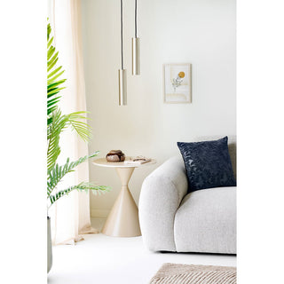 Kissen Yona Blau 45x45 cm – modernes Dekokissen für Sofa & Wohnzimmer – stilvolle Wohnaccessoires