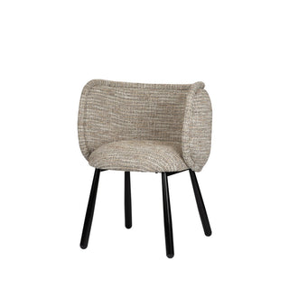 Panda-Sessel Coco – Komfortabler Sessel mit elegantem Design und pulverbeschichtetem Metallgestel