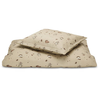 Nuuroo Bera Bio-Bettwäsche Junior 100x140 – Einhorn-Design – Baumwollsatin mit Reißverschluss