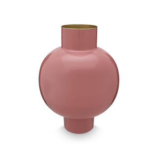 Pip Studio Metallvase groß, altrosa, 31,5 x 42 cm