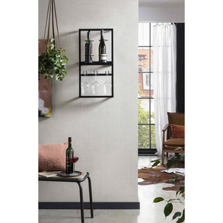 Weinregal industrial Style schwarz