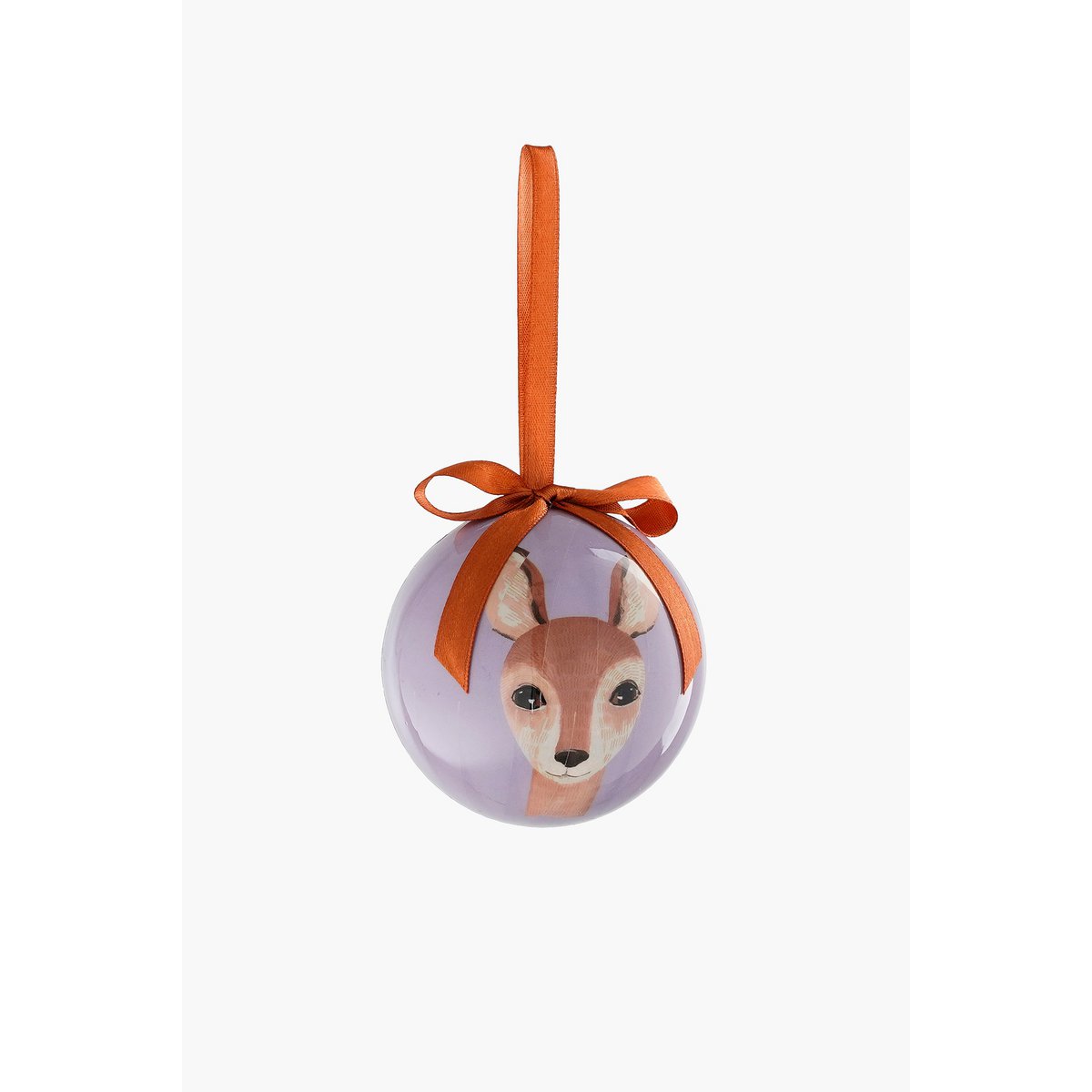 Geschenkset Weihnachtskugeln - 14 Stück - Ø8 cm - Unzerbrechlich - Orange, Hellgrün