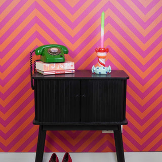 Candy Stack Kerzenhalter – Bunter Kerzenständer im gestapelten Süßigkeiten-Design | Housevitamin- Mint Multi Color - 13x7x20cm