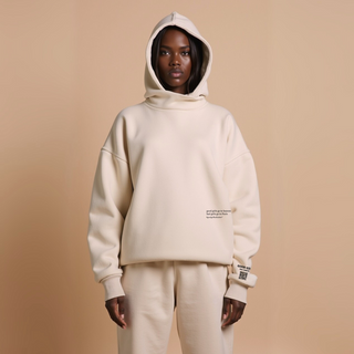 Hybrid Hoodie mit abnehmbarer Kapuze – Oversized Sweatshirt mit Statement Print | GOOD GIRL BAD HABITS