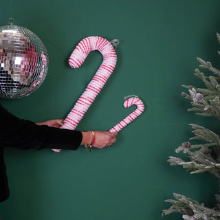 Dekoration - Zuckerstange - Schaumstoff - Rosa - 52cm