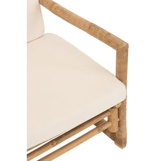 J-Line Rattan Lounge Sitz Braun – Elegantes Design-Sitzmöbel aus Rattan für stilvolles Wohnen