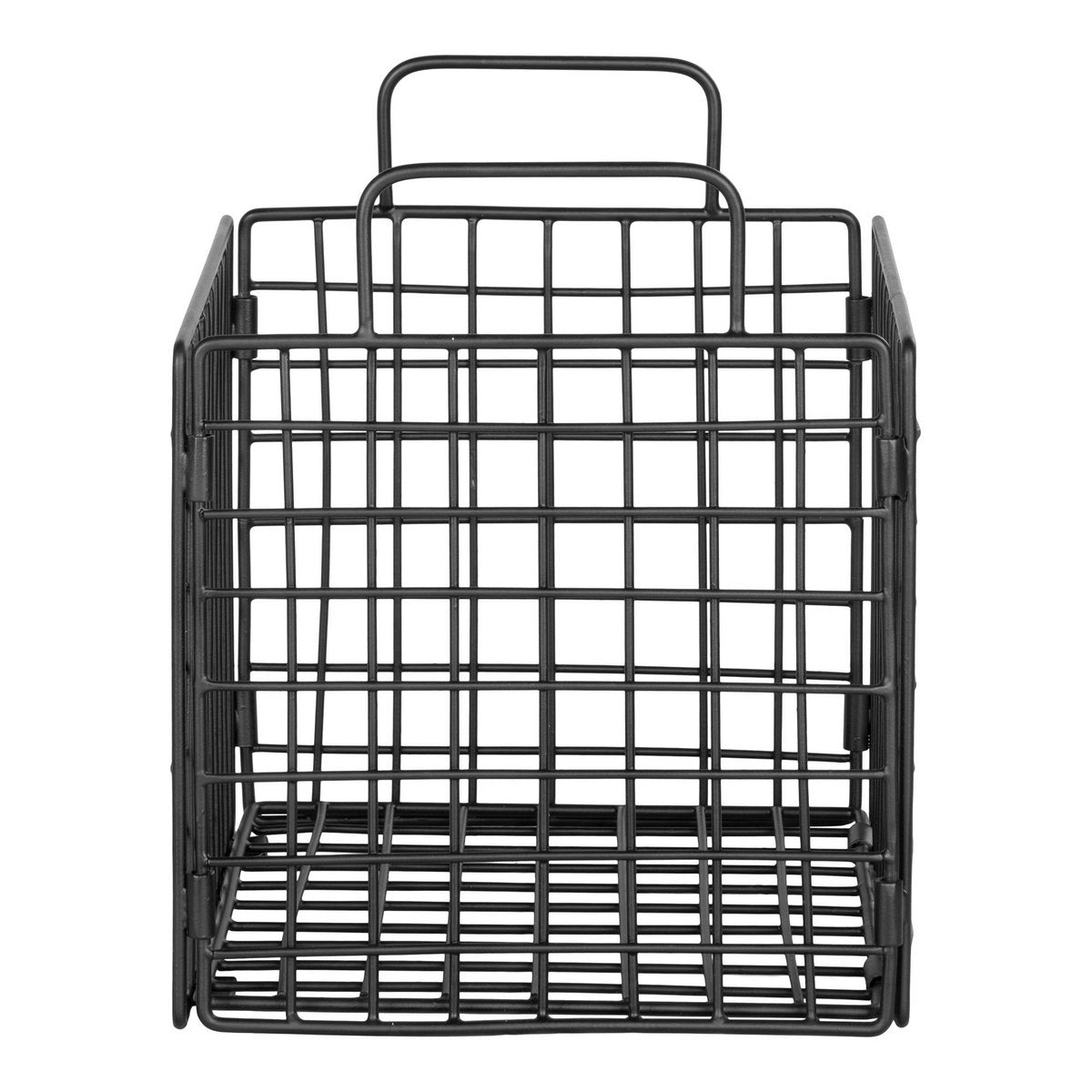 Mora Wire Basket - Drahtkorb, Eisen, schwarz, 25x20x25 cm