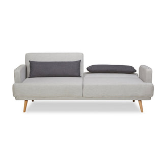 3-Sitzer Sofa Webstoff Grau