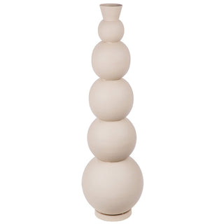 Große Bodenvase „Rotonda“ von GILDE HANDWERK – Eleganz in Grau H.112 cm