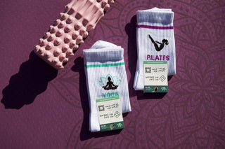 Pilates Babe Socken One Size – stylische Pilates Socken mit Sportsohle in Einheitsgröße