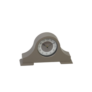 Housevitamin Manteluhr im modernen Vintage-Look – 36 cm Taupe - 36x8,5x20 cm