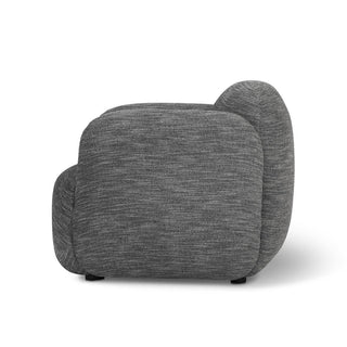 Jesper Home XXL Loungesessel – moderner Design Sessel in Anthrazit, Braun & Purple