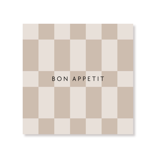 Papierservietten „Bon Appetit“ FSC – 3-lagig – 33 x 33 cm (20 St.)