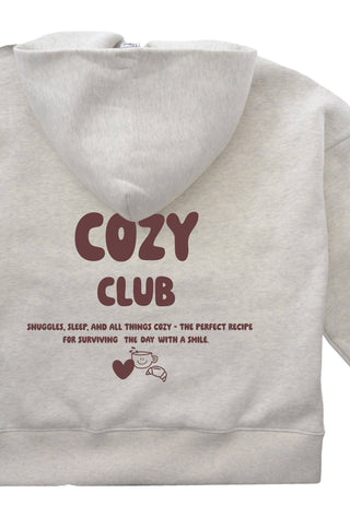 Erwachsenen Hoodie grau Cozy Club