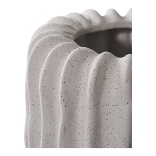 Blumentopf aus Keramik & Beton – Grau Ø14,5 cm – Skandinavisches Design von House Nordic