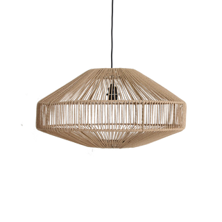 Raw Materials Linea Hängelampe 60 cm – Handgefertigte Pendelleuchte aus Naturseil