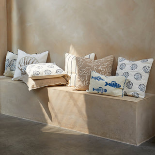 Kissenbezug Muschel  50x50 beige