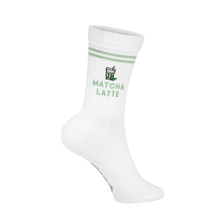Matcha Latte Socken – Lustige Statement Socken für Matcha Fans | Geschenkidee Kaffee & Matcha Liebhaber