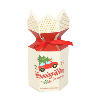 Duftkerze Beeren “Coming Home for Christmas” in schöner Verpackung
