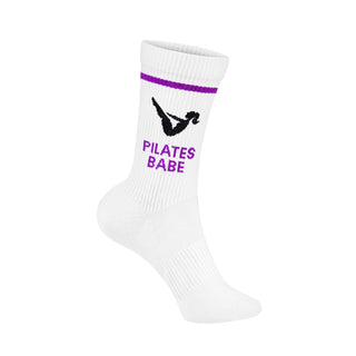 Pilates Babe Socken One Size – stylische Pilates Socken mit Sportsohle in Einheitsgröße
