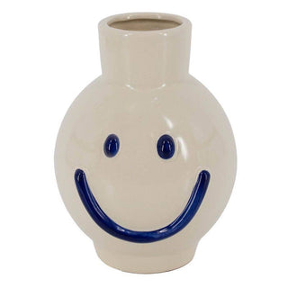 Vase SMILE - blau 13x12,5x17cm
