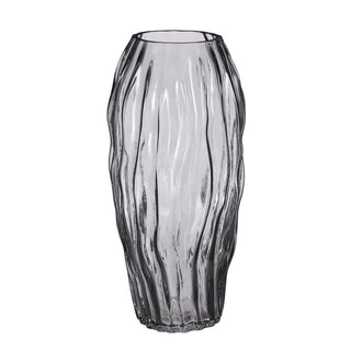 Vase -Feline  H32 x Ø16 cm - Glas - Dunkelbraun