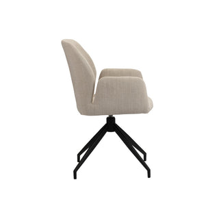 Storm Rotation Chair – Drehbarer Designstuhl mit Rückstellfunktion & gepolsterter Sitzfläche