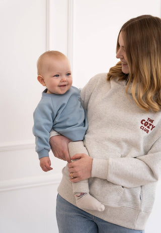 MINI Sweatshirt “Cozy Club” hellblau