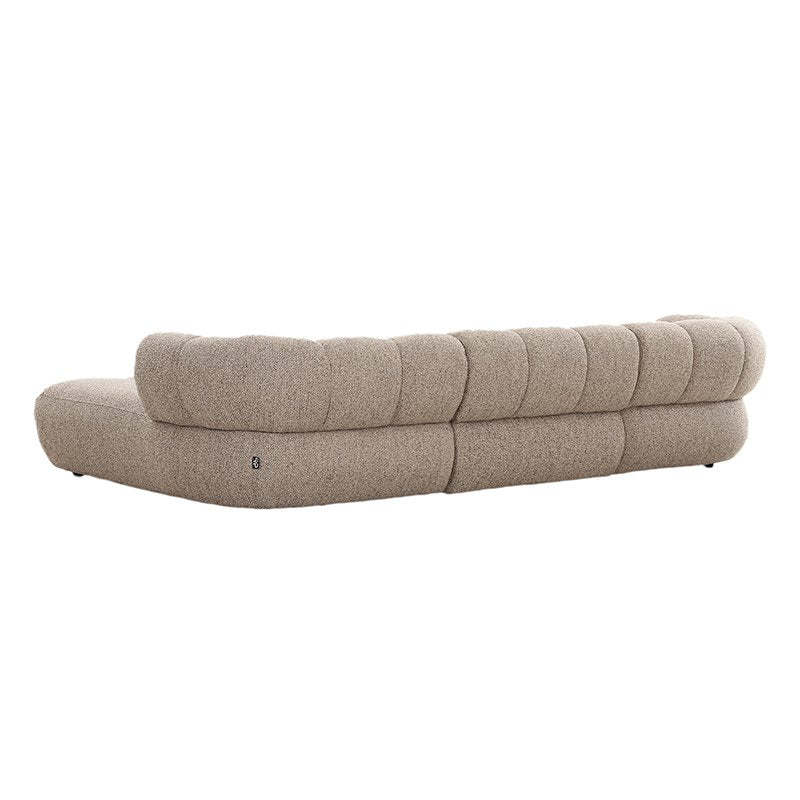 Sofa New York 4-Sitzer (rechte Lounge) Sand Boucle