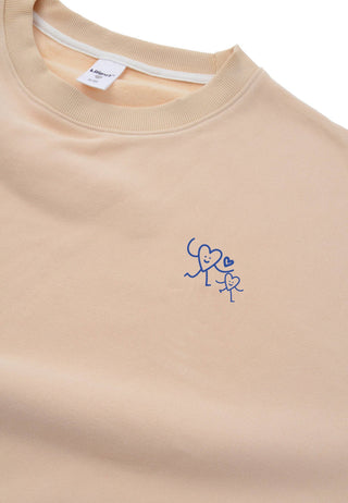 Erwachsenen Sweatshirt beige Always Running Late