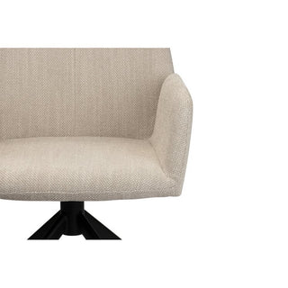 Storm Rotation Chair – Drehbarer Designstuhl mit Rückstellfunktion & gepolsterter Sitzfläche