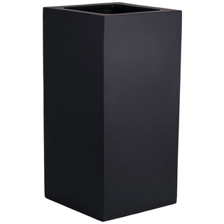 Michigan Pflanzentopf Schwarz – hohe moderne Bodenvase für Pflanzen & stilvolle Wohnaccessoires