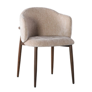 Pole to Pole Osaka Chair Beige – Japandi Esszimmersessel mit Armlehnen (2er-Set)