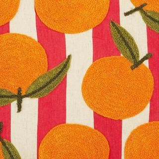 Dekokissen Orange 45x45 cm – Kissen mit Muster & Innenkissen | Mica Decorations Sofakissen Baumwolle für Wohnzimmer & Schlafzimmer