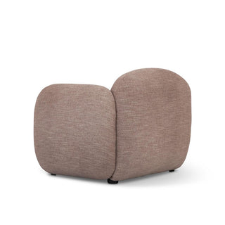 Jesper Home XXL Loungesessel – moderner Design Sessel in Anthrazit, Braun & Purple