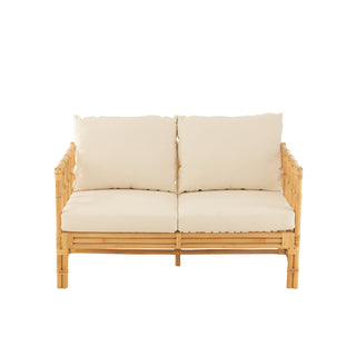 J-Line Rattan Lounge Sitz Braun – Stilvolles Design-Sitzmöbel aus Rattan für modernes Wohnen