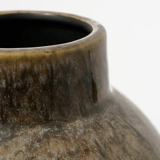 Mica Decorations – Helma Vase aus Keramik in Blau (H 38 x Ø 21,5 cm)