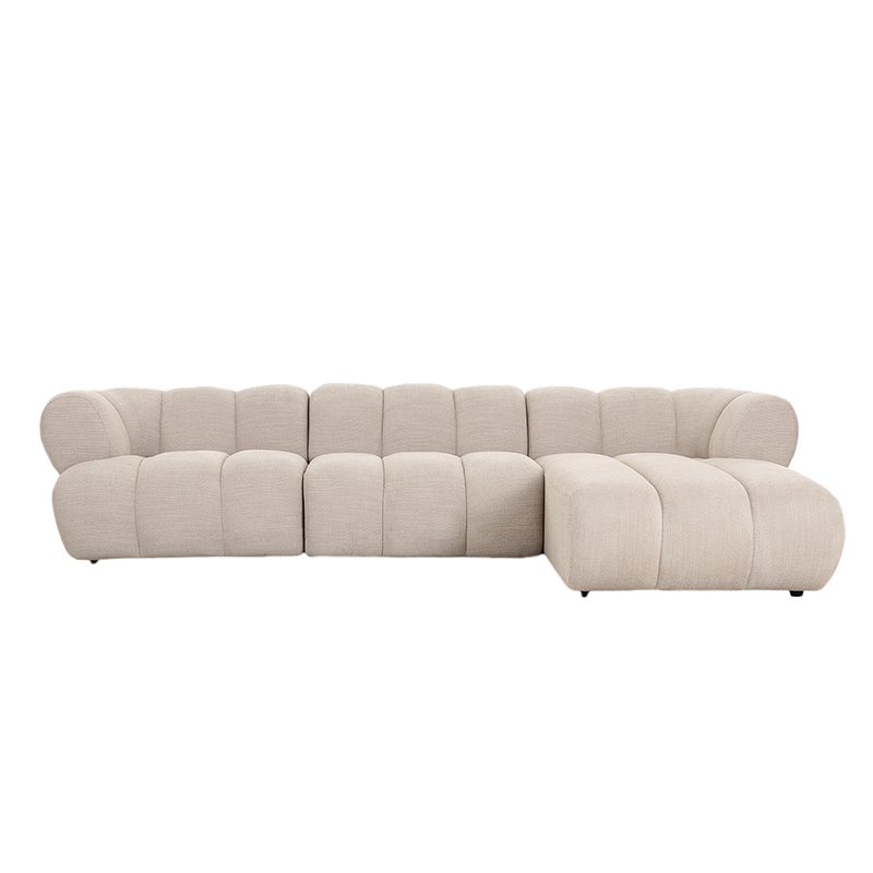 Sofa New York 4-Sitzer (Right Lounge) Beige