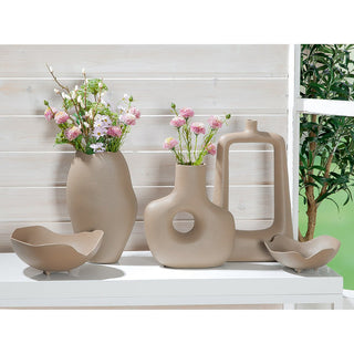 Vase Aluminium beige "Helena"