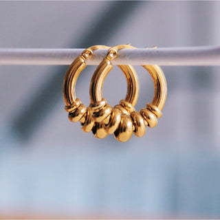 Edelstahl 'Fettköpfige' Ohrringe