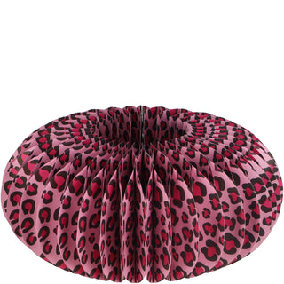 Papier Sockel "Dacia" Papier Sockel "Dacia", D28cm, H13cm, leo pink